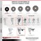 Service Caster 3 Inch Phenolic Swivel 1/2 Inch Threaded Stem Caster Set with Total Lock Brake SCC SCC-TSTTL20S314-PHR-121315-4 - alternate 2
